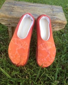 Dawn Tree of Life - handmade slippers