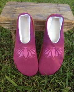 Earth Lotus - handmade slippers